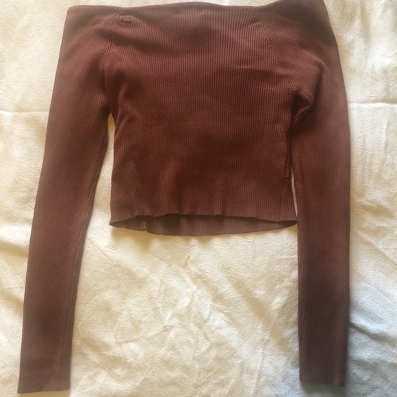 Nasty gal wrap knitted crop jumper - Picture 5 of 6